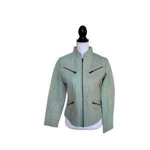 Women's genuine leather jacket